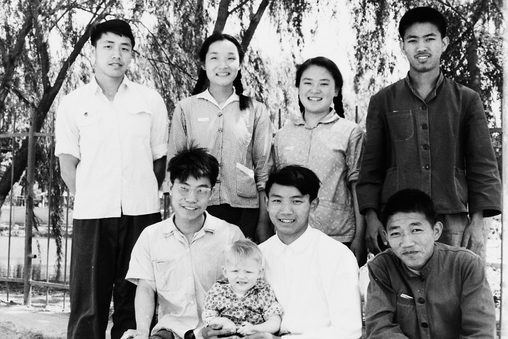 Colin Mackerras's students at the Beijing Foreign Languages University 1965