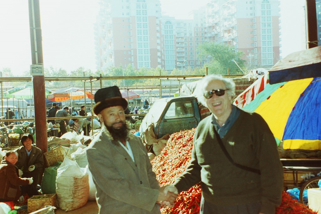 Colin at a Xinjiang market